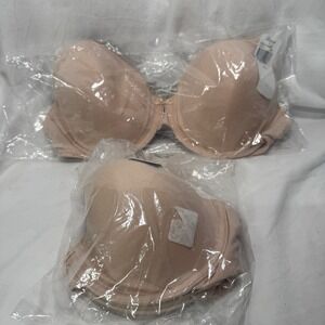 NWT 2 Women's PARAMOUR BY FELINA Bras Size 32G NUDE Blush Sensational Wire